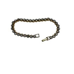 Vintage Avon Gold and Silver Rhinestone Bracelet